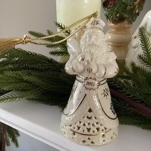 Lenox 2005 Annual Pierced Santa Christmas Tree Ornament